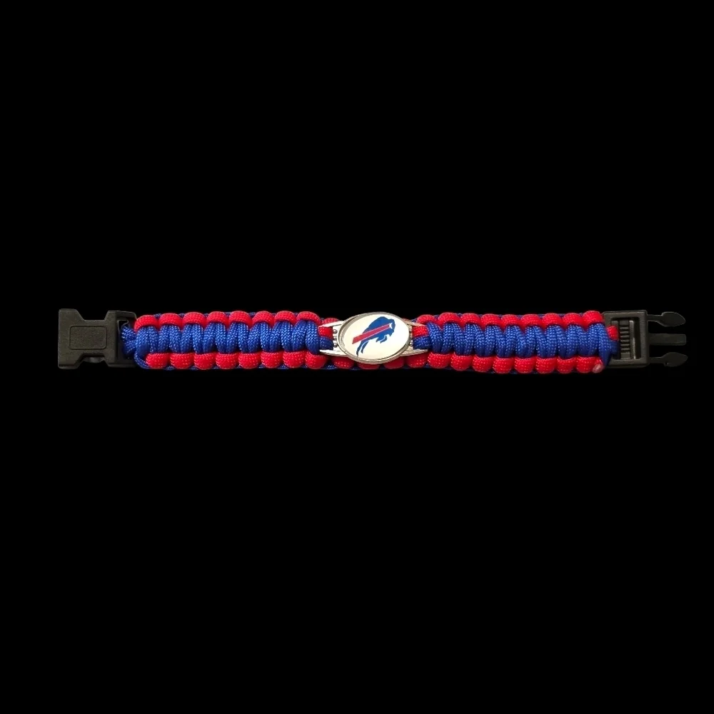 Buffalo Bills Red and Blue Paracord Bracelet
